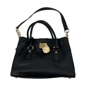 Michael Kors Black Chain Strap Shoulder Bag | Gold Hardware